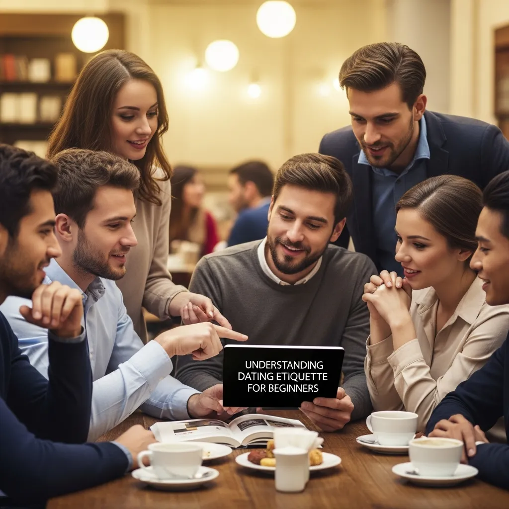 Infographic explaining basic dating etiquette tips for beginners in modern relationships