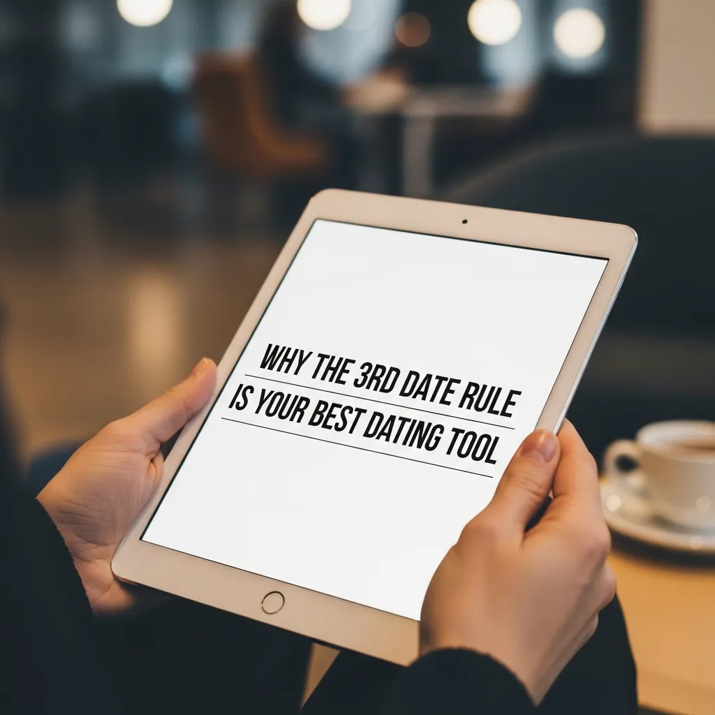 Illustration explaining why the 3rd date rule is an effective tool in modern dating